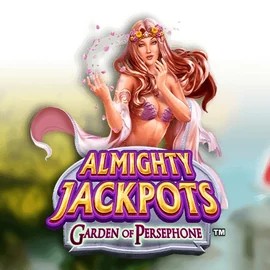 Almighty Jackpots: Garden of Persephone casino game by Novomatic – featured logo at Casea Casino