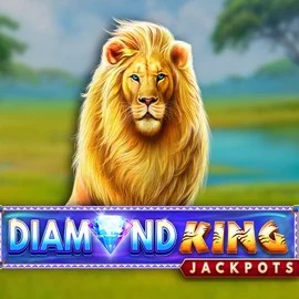 Diamond King Jackpots logo by SpinPlay Games at Casea Casino
