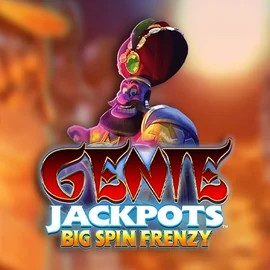 Genie Jackpots: Big Spin Frenzy logo – Jackpots by Blueprint Gaming at Casea Casino