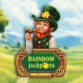 Jackpots logo of Rainbow Jackpots Megaways from Red Tiger Gaming at Casea Casino