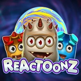 Reactoonz logo – Slots by Play'n GO at Casea Casino
