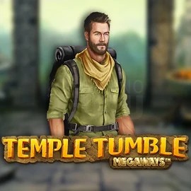 Slots logo of Temple Tumble Megaways from Relax Gaming at Casea Casino