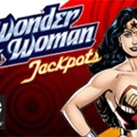 Wonder Woman Jackpots slot logo by Amaya at Casea Casino
